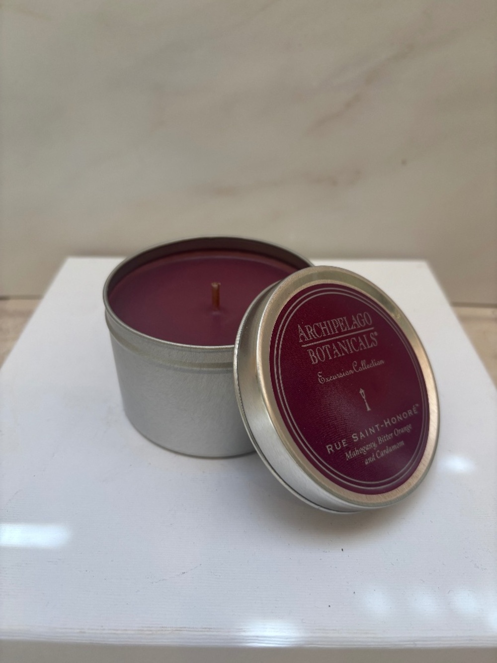 Archipelago Rue Saint-Honore Travel Tin Candle